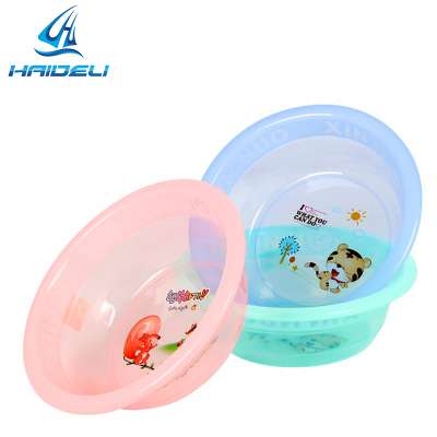 Cheap PP Kitchen Hospital Use Round Plastic Wash Basin Children Plastic Basin