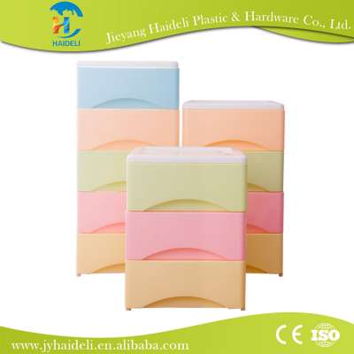 Good quality candy Color 4 drawer file cabinet plastic file cabinet pink file cabinet